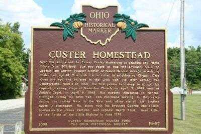 CAPTAIN TOM CUSTER MEMORIAL MARKER