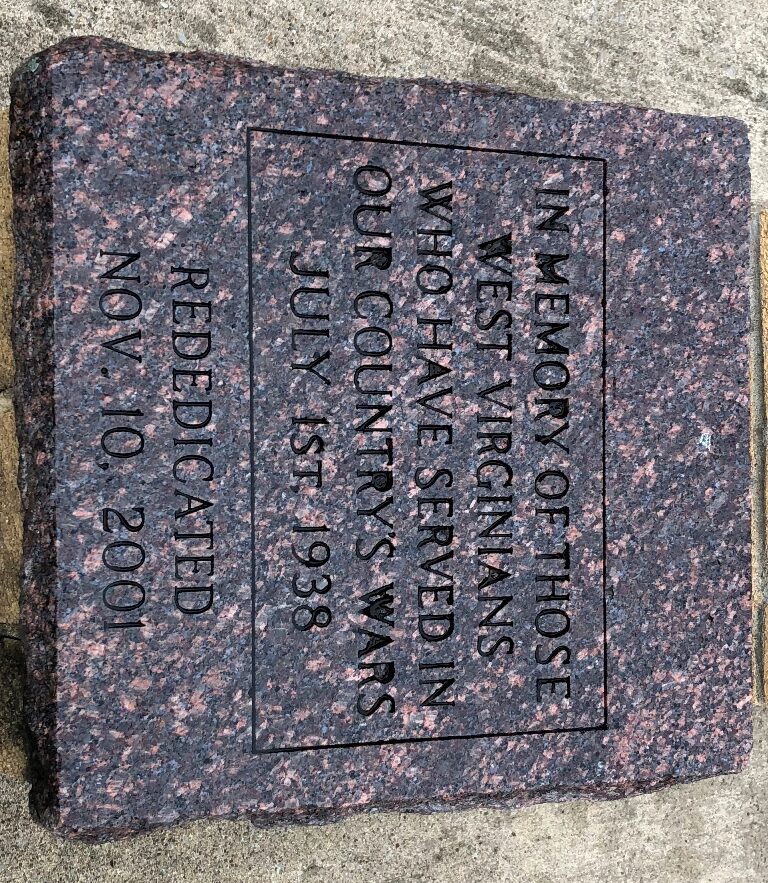 WEST VIRGINIANS WHO SERVED IN OUR WARS MEMORIAL STONE