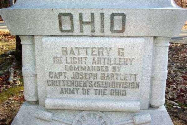 BATTERY G, 1ST OHIO LIGHT ARTILLERY WAR MEMORIAL