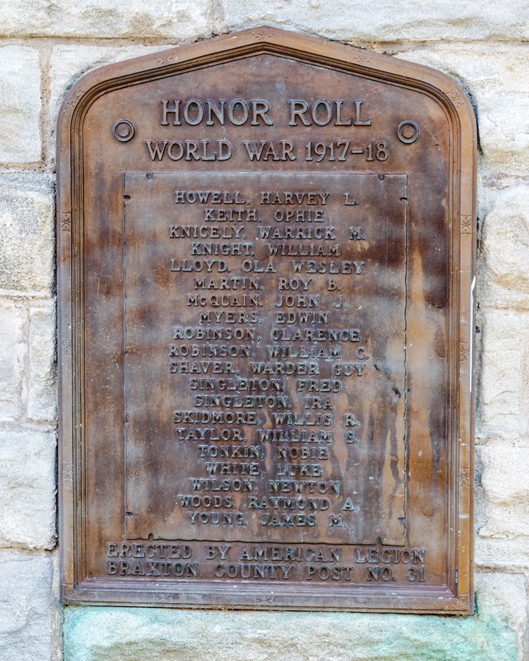 AMERICAN LEGION POST NO. 31 WORLD WAR MEMORIAL PL;AQUE B