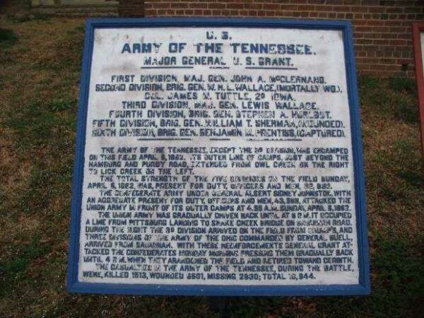 U.S. ARMY OF THE TENNESSEE MEMORIAL PLAQUE III