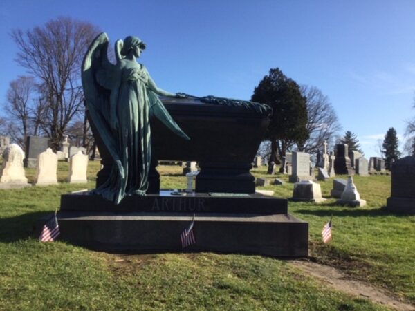 PRESIDENT CHESTER ALAN ARTHUR MEMORIAL CEMETERY STONE