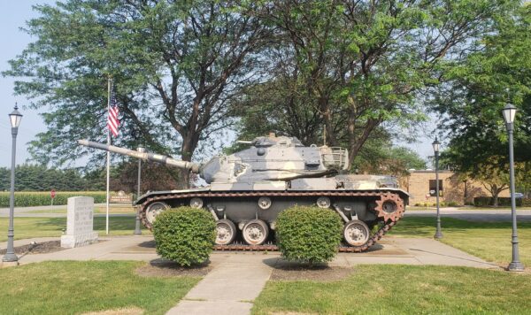 UNITED STATES ARMY M60A3TTS SERIAL #4087A MEMORIAL