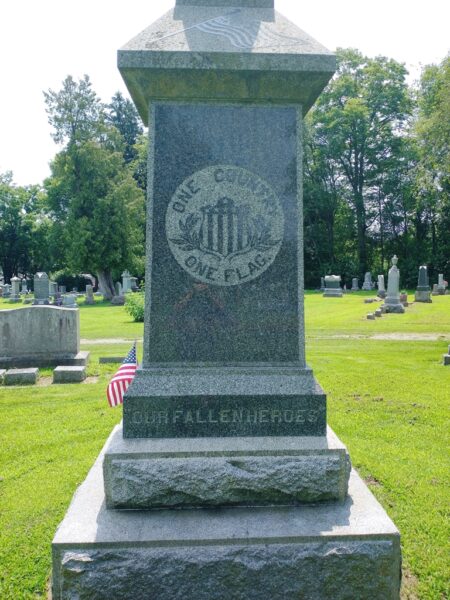 PLEASANT VIEW UNION CEMETERY CIVIL WAR MEMORIAL SIDE C