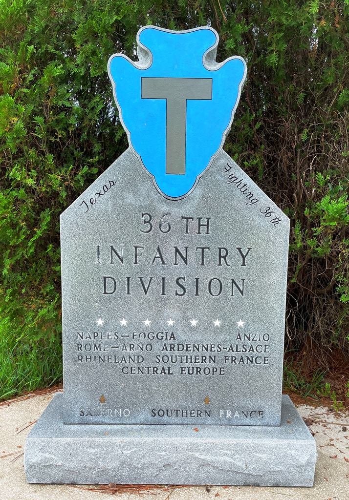 CAMP BLANDING 36TH INFANTRY DIVISION WAR MEMORIAL