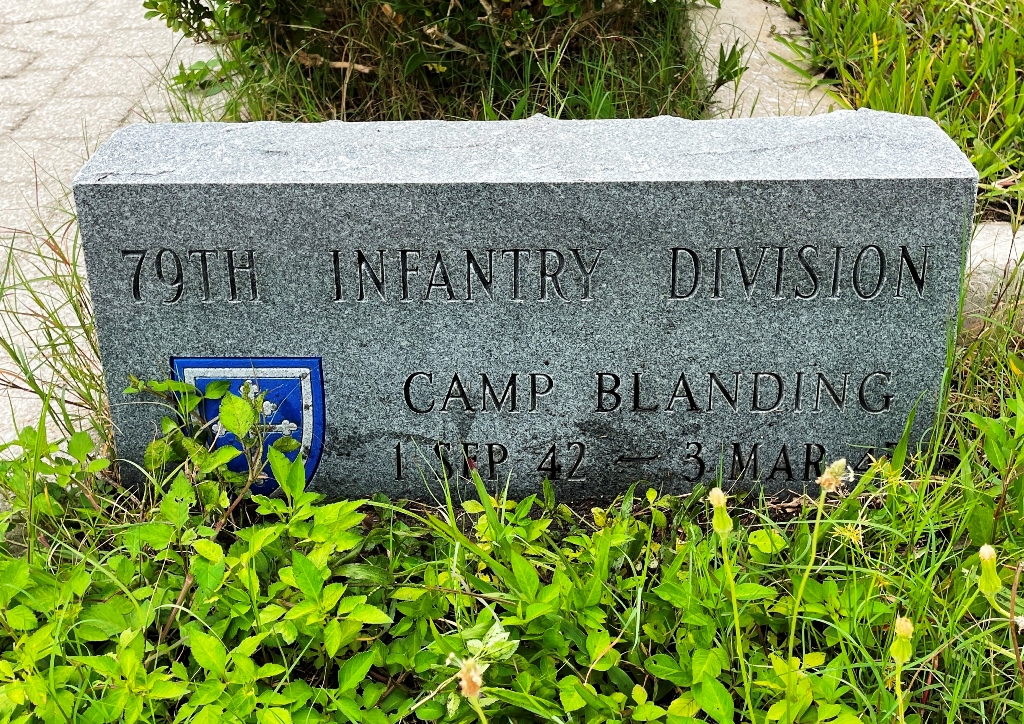 CAMP BLANDING 79TH INFANTRY DIVISION WAR MEMORIAL STONE