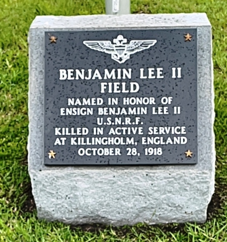 BENJAMIN LEE II FIELD MEMORIAL STONE