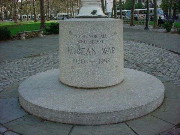 BROOKLYN KOREAN WAR VETERANS PLAZA FLAGSTAFF BASE