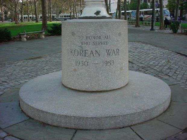 BROOKLYN KOREAN WAR VETERANS PLAZA FLAGSTAFF BASE