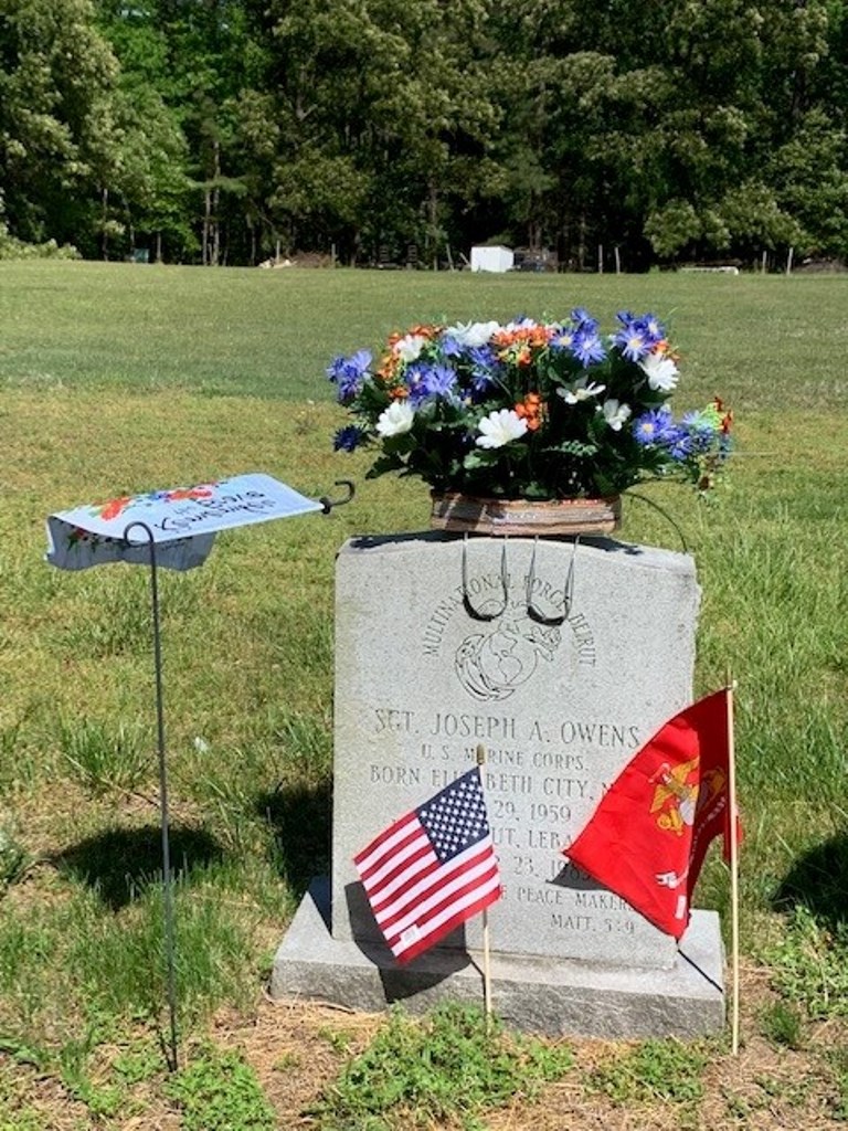 SGT. JOESPH A. OWENS WAR MEMORIAL CEMETERY STONE