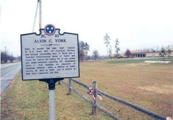SGT. ALVIN C. YORK MEMORIAL MARKER