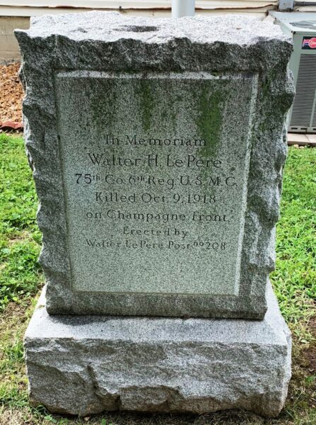 WALTER H. LEPERE WAR MEMORIAL