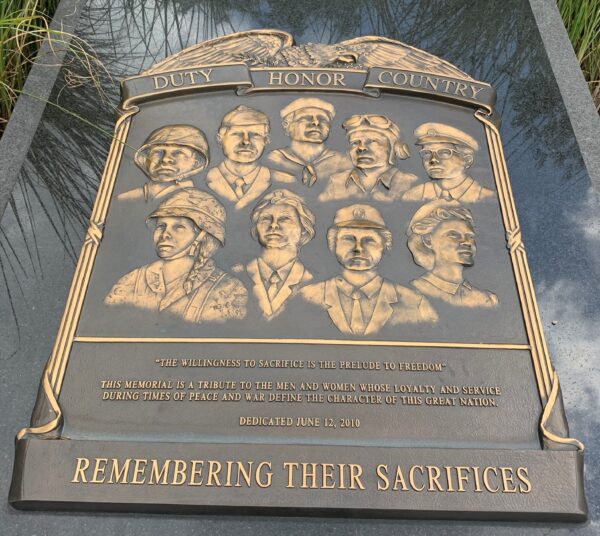 REMEMBERING THEIR SACRIFICES MEMORIAL PLAQUE