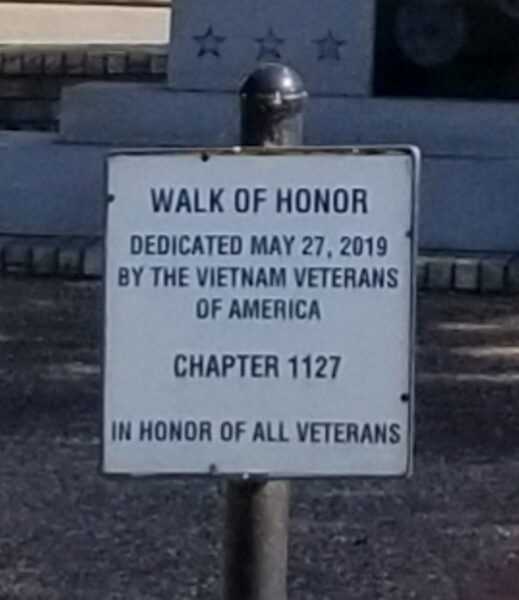 WALK OF HONOR ALL VETERANS MEMORIAL PLAQUE