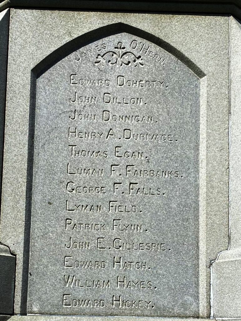 WALTHAM SODLIERS AND SAILORS SIDE D