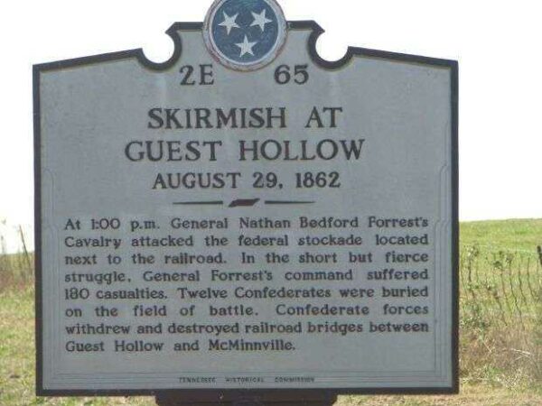 SKIRMISH GUEST HOLLOW MEMORIAL MARKER