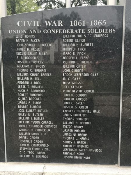 CARROLL COUNTY WAR MEMORIAL STONE B