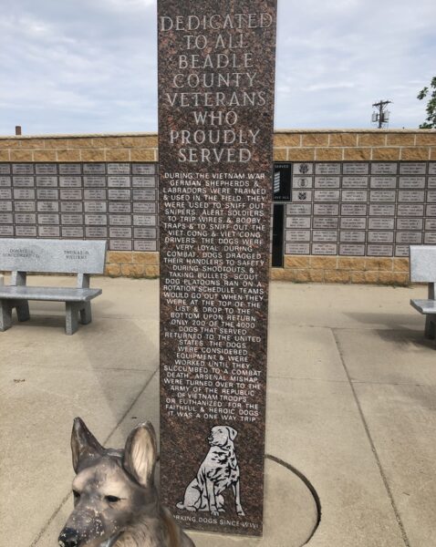 BEADLE COUNTY VETERANS MEMORIAL DEDICATIN STONE