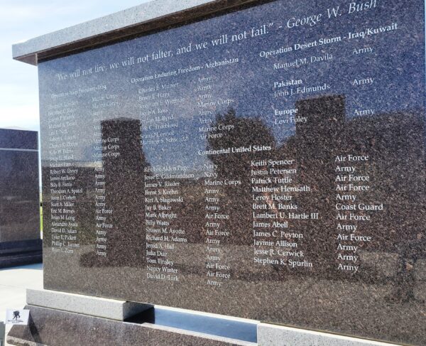 FREEDOM MEMORIAL BACK