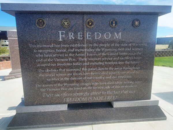 FREEDOM MEMORIAL FRONT