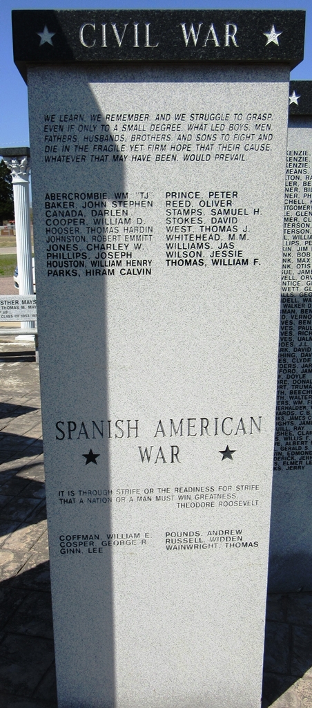 ALLEN OKLAHOMA WAR VETERANS MEMORIAL STONE B