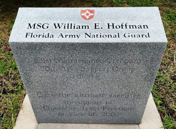 MSG WILLIAM E. HOFFMAN WAR MEMORIAL