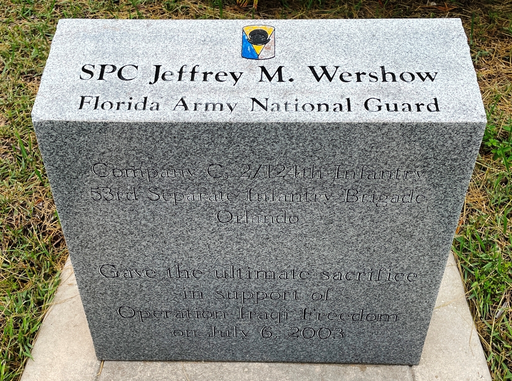 SFC JEFFERY M. WERSHOW WAR MEMORIAL