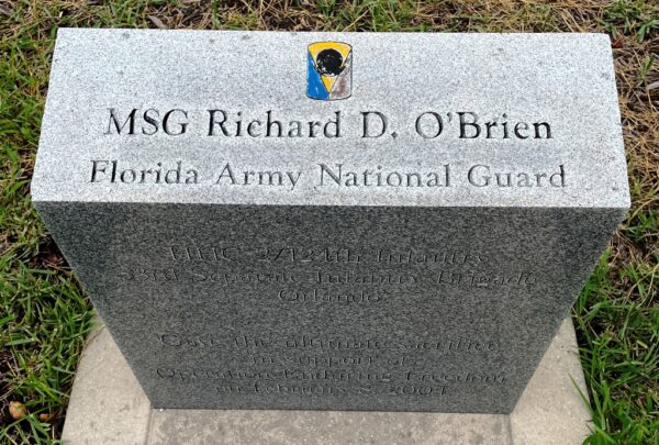 MSG RICHARD D. O’BRIEN WAR MEMORIAL