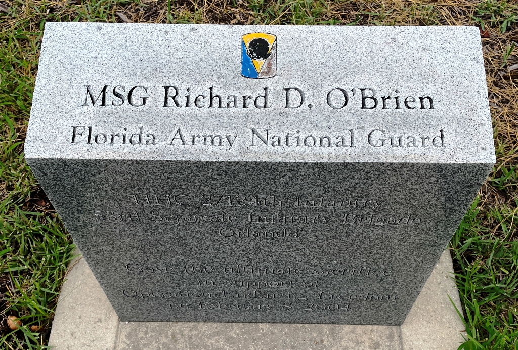 MSG RICHARD D. O’BRIEN WAR MEMORIAL