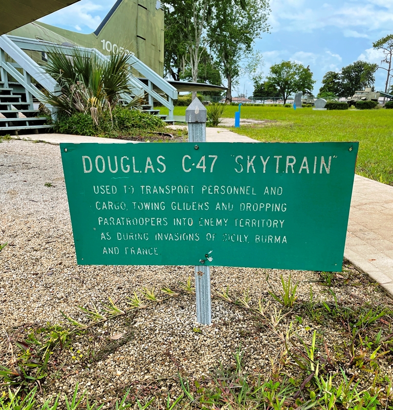 DOUGLAS C-47 SKYTRAIN MEMORIAL PLAQUE