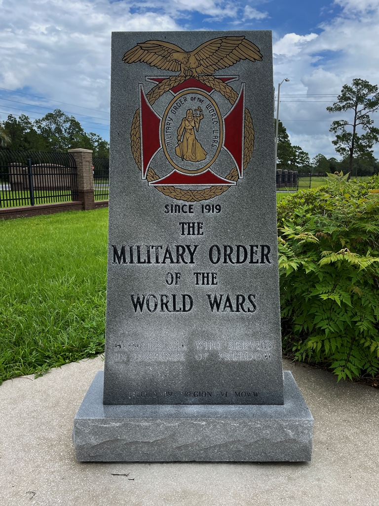 SINCE 1919 THE MILITARY ORDER OF THE WORLD WARS MEMORIAL