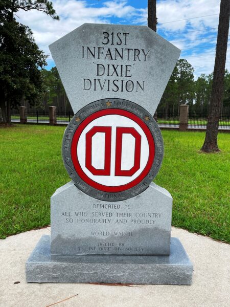 31ST INFANTRY DIXIE DIVISION WORLD WAR II MEMORIAL