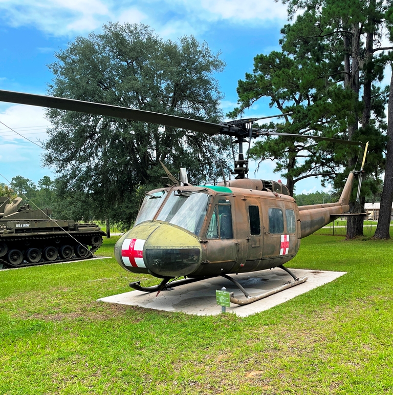 HELICOPTER, MEDIVAC, UH1 “HUEY” WAR MEMORIAL