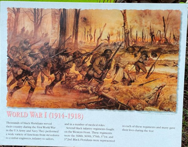 BLACK FLORIDIANS WORLD WAR I MEMORIAL PANEL