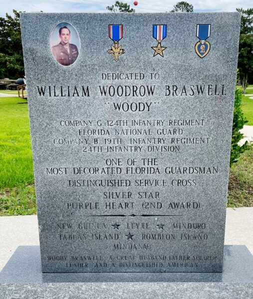 WILLIAM WOODROW BRASWELL WAR MEMORIAL