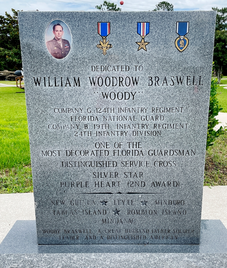 WILLIAM WOODROW BRASWELL WAR MEMORIAL