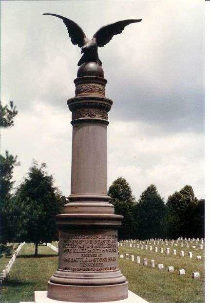 U.S. REGULARS AT STONES RIVER MEMORIAL