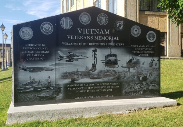 PRESTON COUNTY VIETNAM VETERANS MEMORIAL