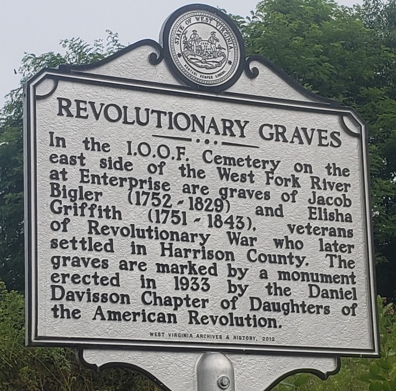 REVOLUTIONARY GRAVES MEMORIAL MARKER