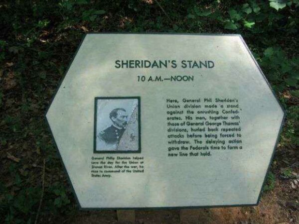 SHERIDAN’S STAND WAR MEMORIAL PLAQUE