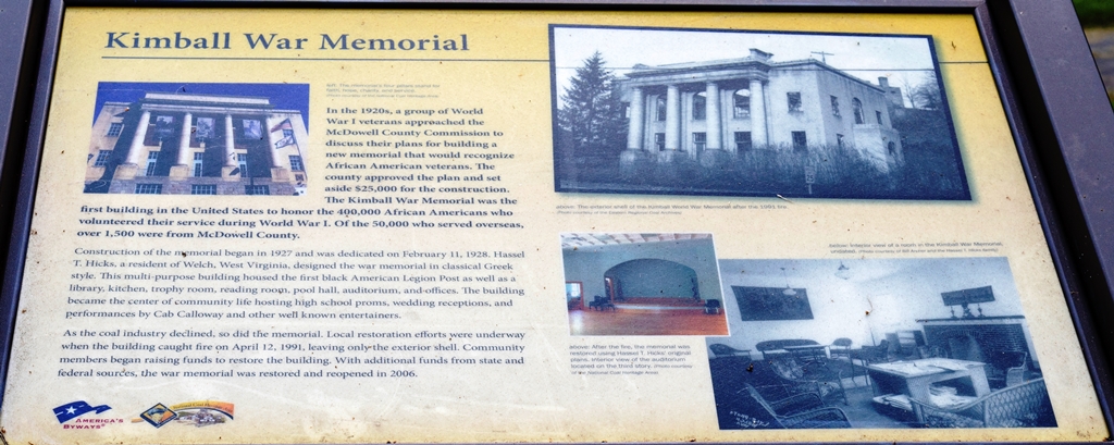 KIMBALL WAR MEMORIAL PLAQUE