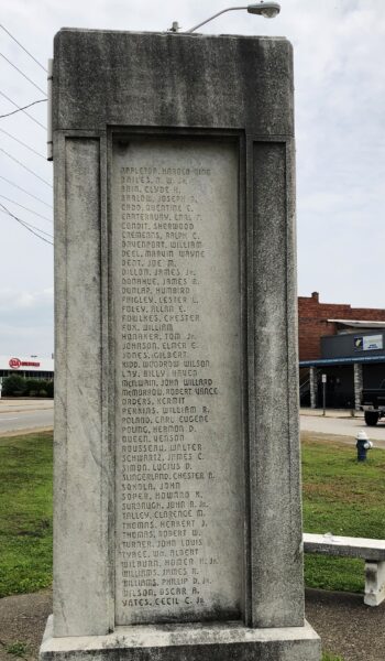 THE DAWN OF PEACE WORLD WAR II MEMORIAL BACK