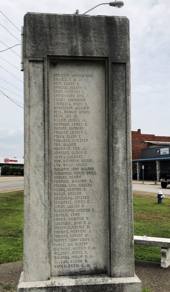 THE DAWN OF PEACE WORLD WAR II MEMORIAL BACK