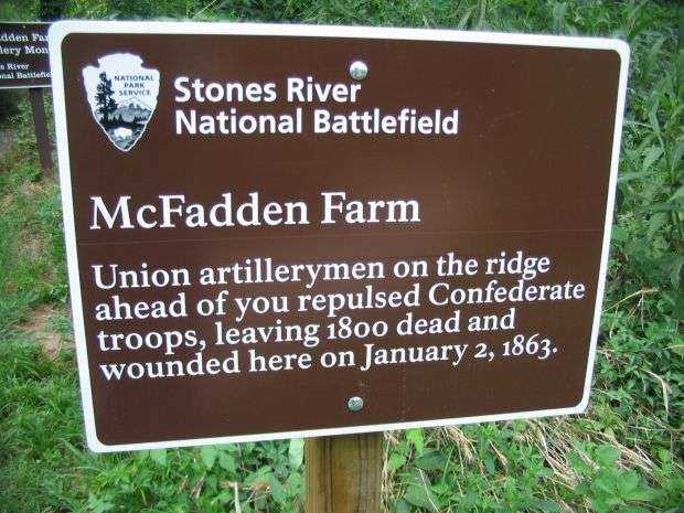 MCFADDEN FARM WAR MEMORIAL MARKER