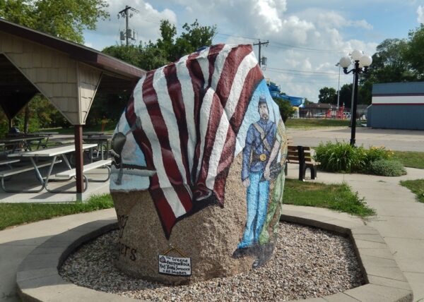 GREENE FREEDOM ROCK VETERANS MEMORIAL SIDE D