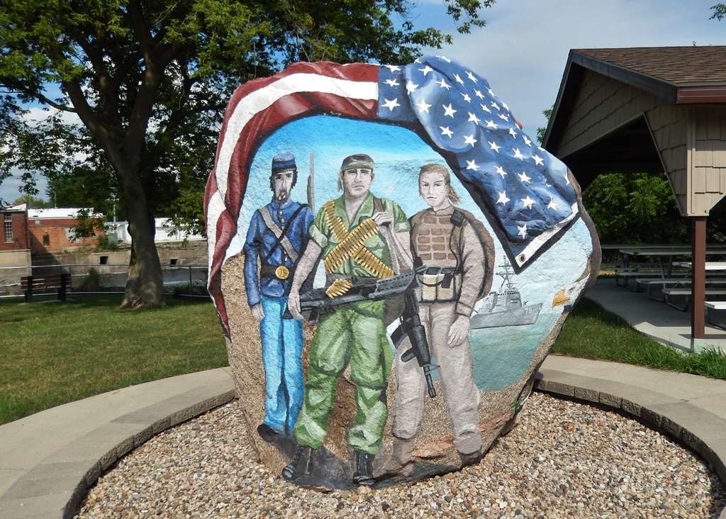 GREENE FREEDOM ROCK VETERANS MEMORIAL SIDE C