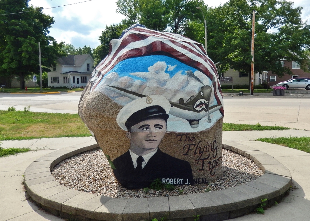 GREENE FREEDOM ROCK VETERANS MEMORIAL SIDE B