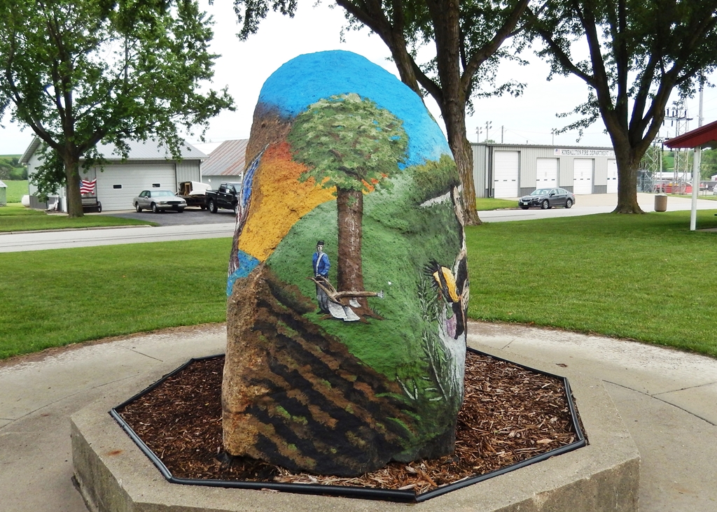 KIMBALTON FREEDOM ROCK VETERANS MEMORIAL SIDE D