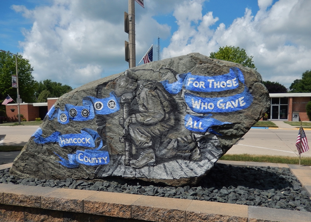 BRITT FREEDOM ROCK VETERANS MEMORIAL SIDE A