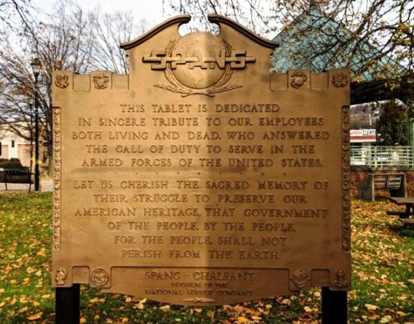 SPANG VETERANS MEMORIAL